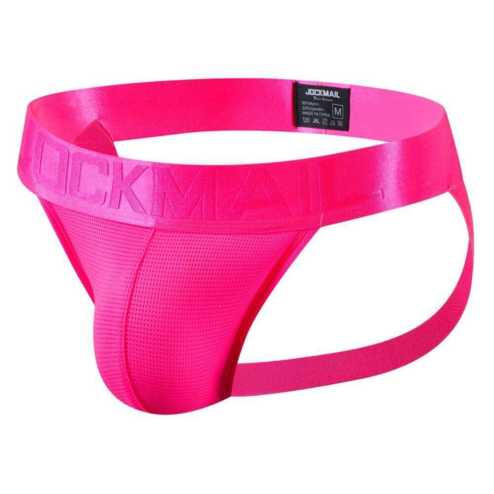 Sexy Men Panochas Jockstrap T-Back Thongs Cueca Gay Tangas Mens Bikini Brief Nylon Fast Dry As Underwear or Swimwear