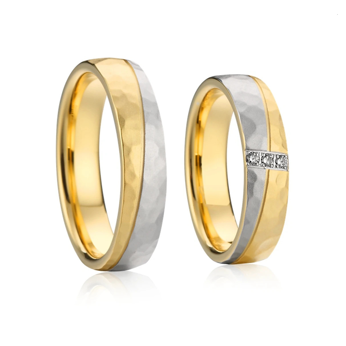 Hammered Wedding Bands Hypoallergenic Comfort Fit Couple matching Rings accessories Limited edition love gifts 251223