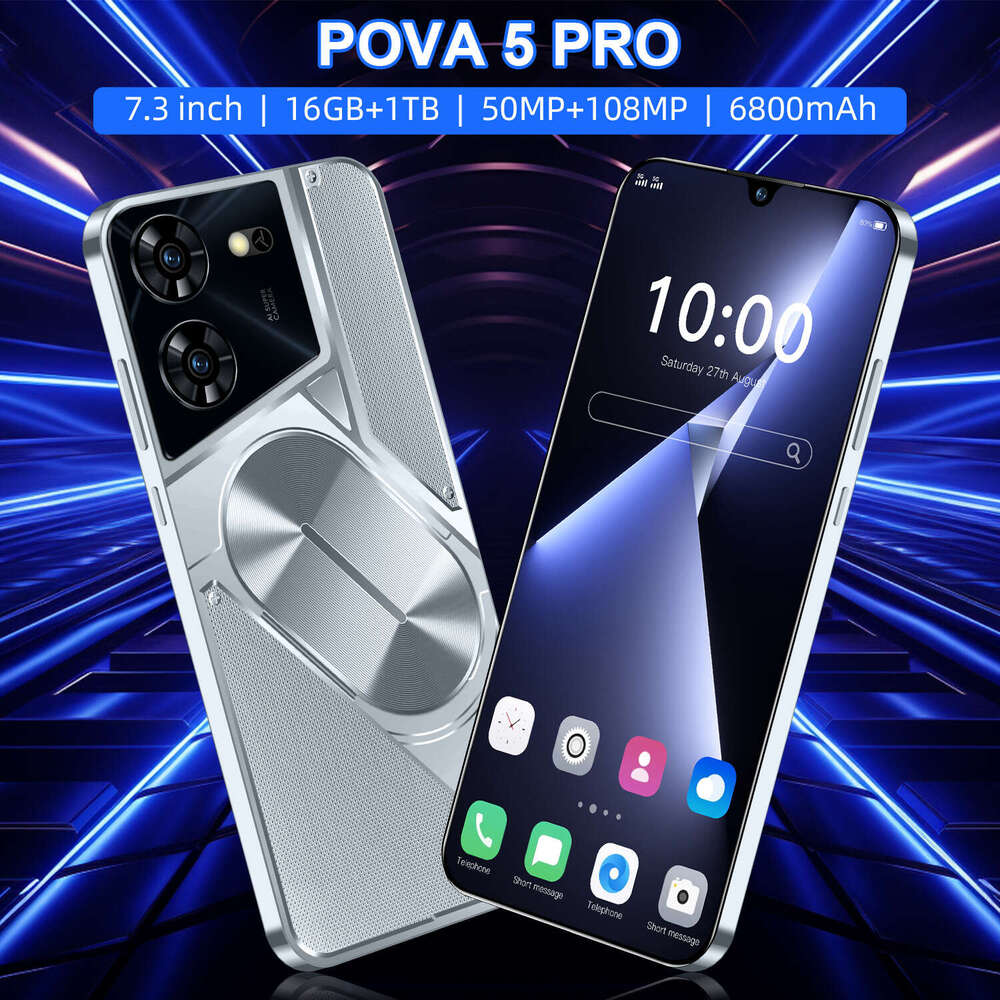 Famous Brand New Cross Border In Stock POVA PRO G Android Smartphone With Ultra Large Screen TB Factory Price Wholesale CKS