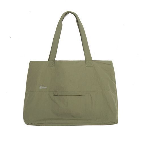 AWT22 Spring and Autumn Simple Single Shoulder Tote Bag Water-Resistant Lightweight Handheld Large Capacity Storage Commuter Bag