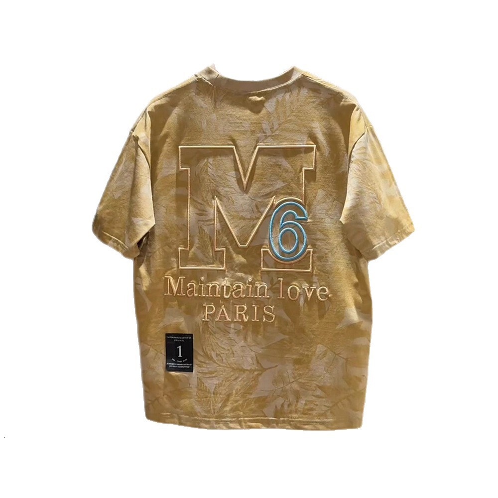 Luxury Brand Designer Clothes 2025 Summer New Fashion Printed Half-Sleeve Loose Fit Men's Casual Short Sleeve T-Shirt With Street Style Embroider