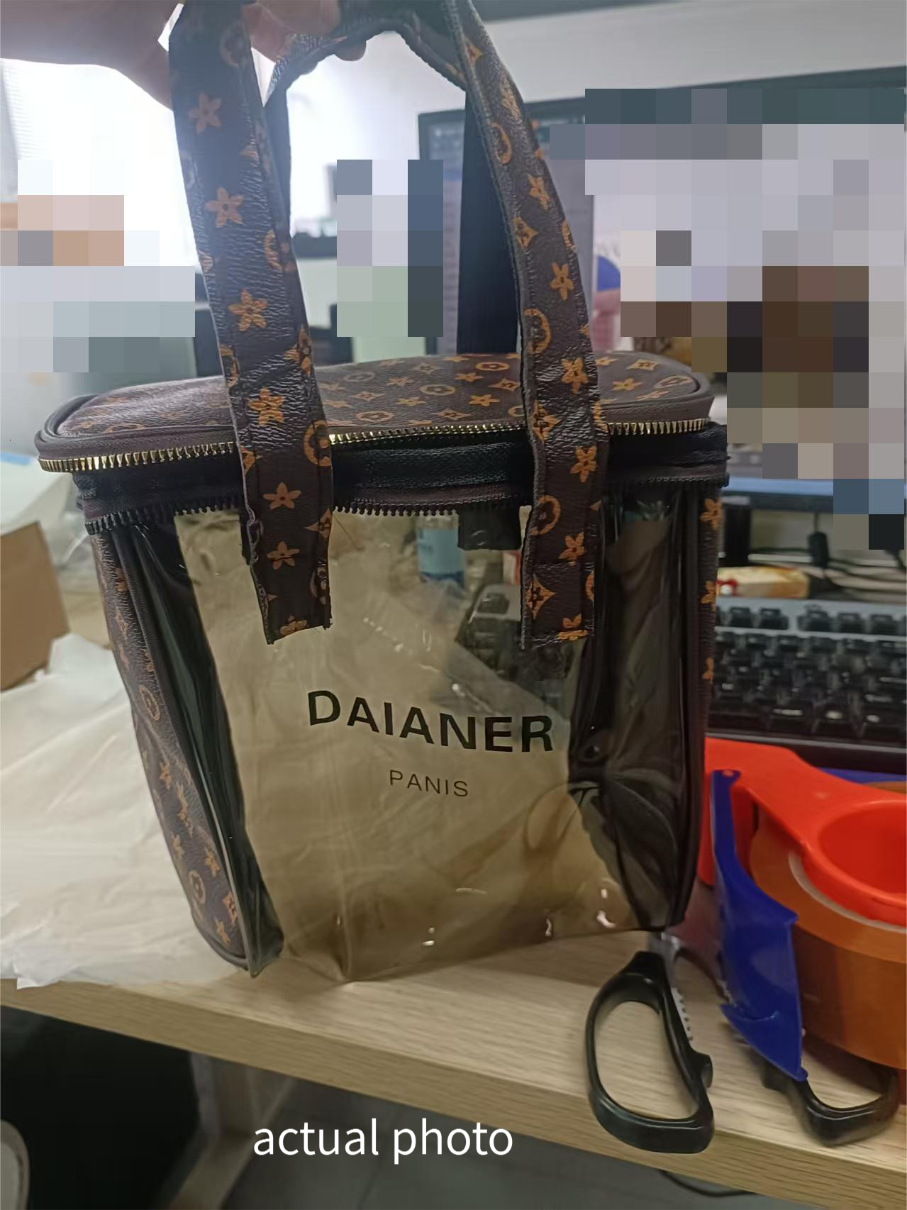 Cosmetic Large Capacity High Appearance Toiletry Semi-Transparent designer Travel Waterproof Portable Storage Luxcury Bag ddmythur