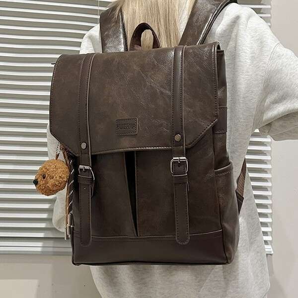 2026 Spring Korean Casual Backpack Japanese Style Laptop Campus High Student School Travel Bag