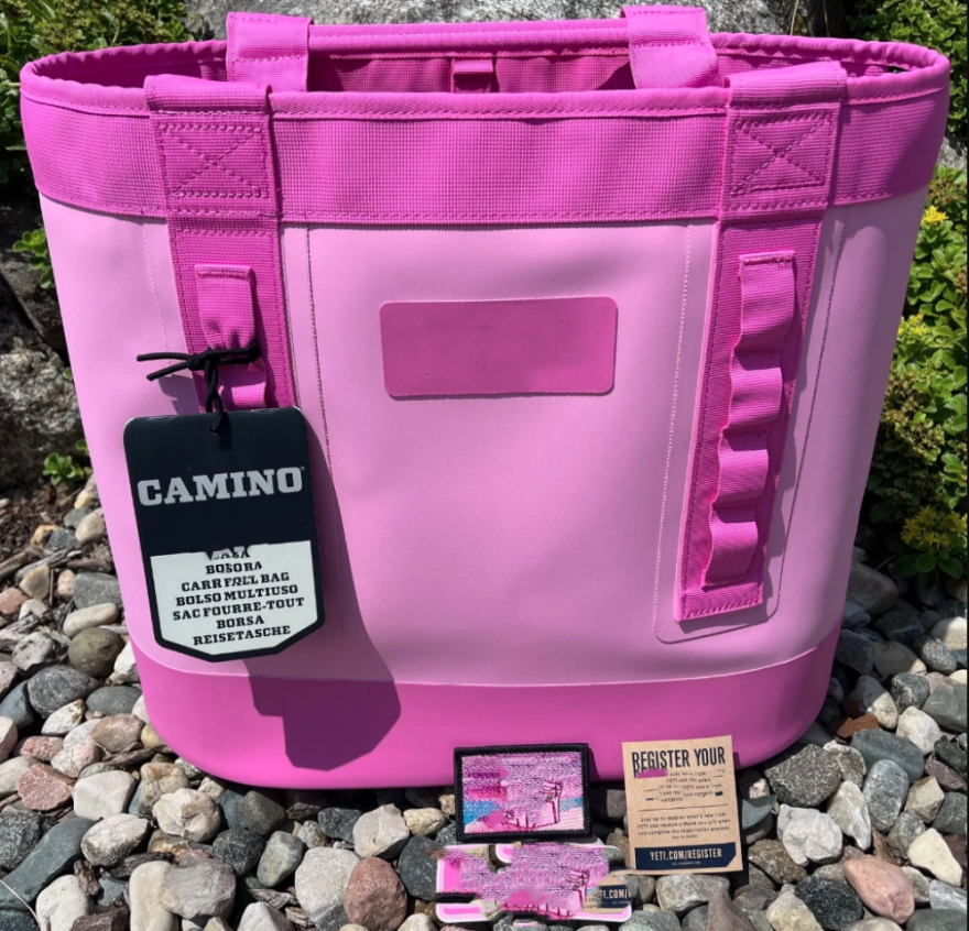 Camino 20 Totes Bags Camo Black Carry All Picnic Box Internal Dividers Camping Lunch Bags Outdoor Durable Beach Totes Water proof Large Sports Bags