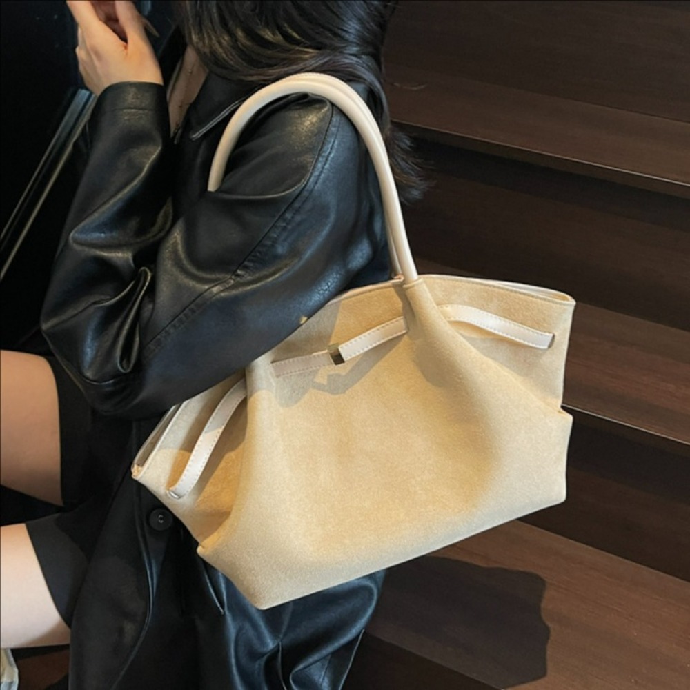 Fashion Hot-selling Matte Suede Shoulder Armpit Bag Women's Handbag New Large-capacity Tote Bag