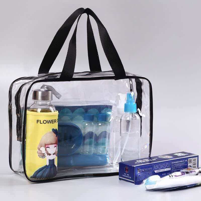 Manufacturer's spot wholesale PVC multifunctional sorting and storage bag, spot storage bag, wash and makeup bag, three piece set