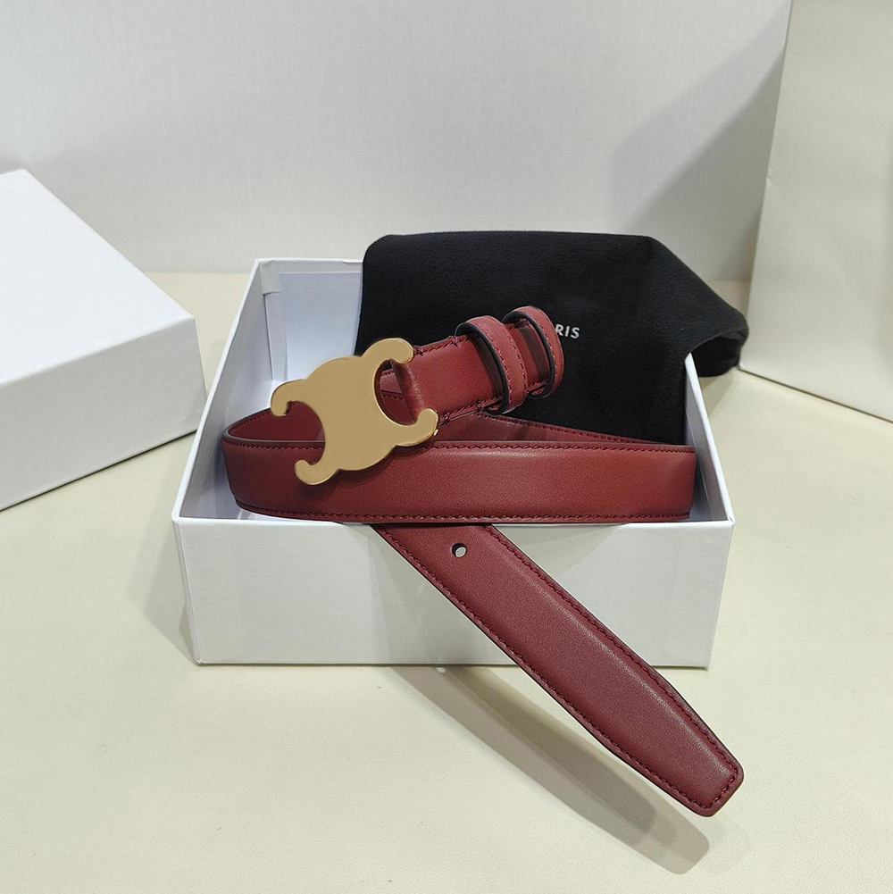 Luxury Designer Belt For Women Mens Belt Genuine Leather Cowhide Width 2.5cm Designers Belts Big Smooth Golden Buckle Womens Belts Waistband