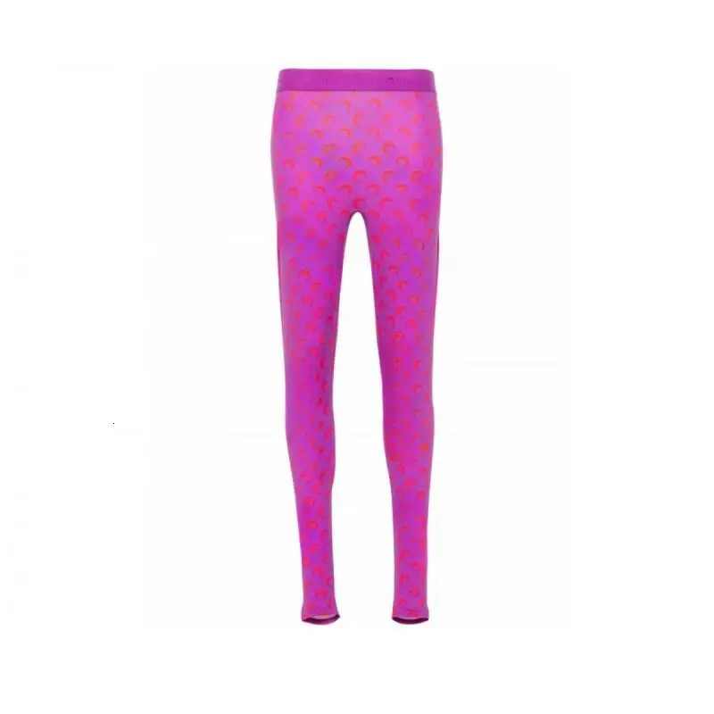 Leggings for Women High Waisted Solid Color Moon Print Retro Ice Silk Stretchy Pants Tummy Control Versatile 260106