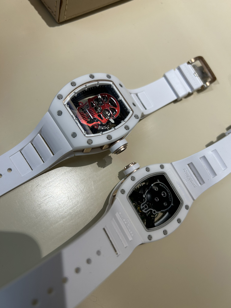 2026 Top quality AAAAA Luxury mens watch super clone watches ntpt carbon fiber rm52s designer watches men tourbillon mechanical movement 3d79