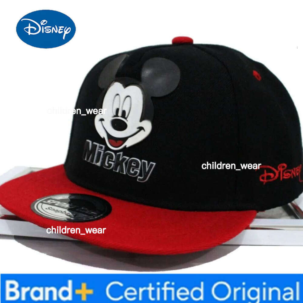 Disney Mickey Children Cartoon Baseball Cap peaked Caps Baby Girls Boys Adjustable Kids Hat festival Outdoor Sunscreen gift H260107
