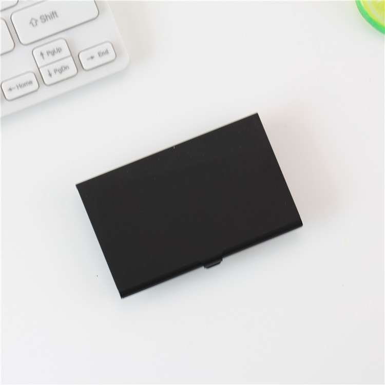 Business card holder Mens business creativity mens and womens personality metal business card case printed and engraved business card holder gift 2207