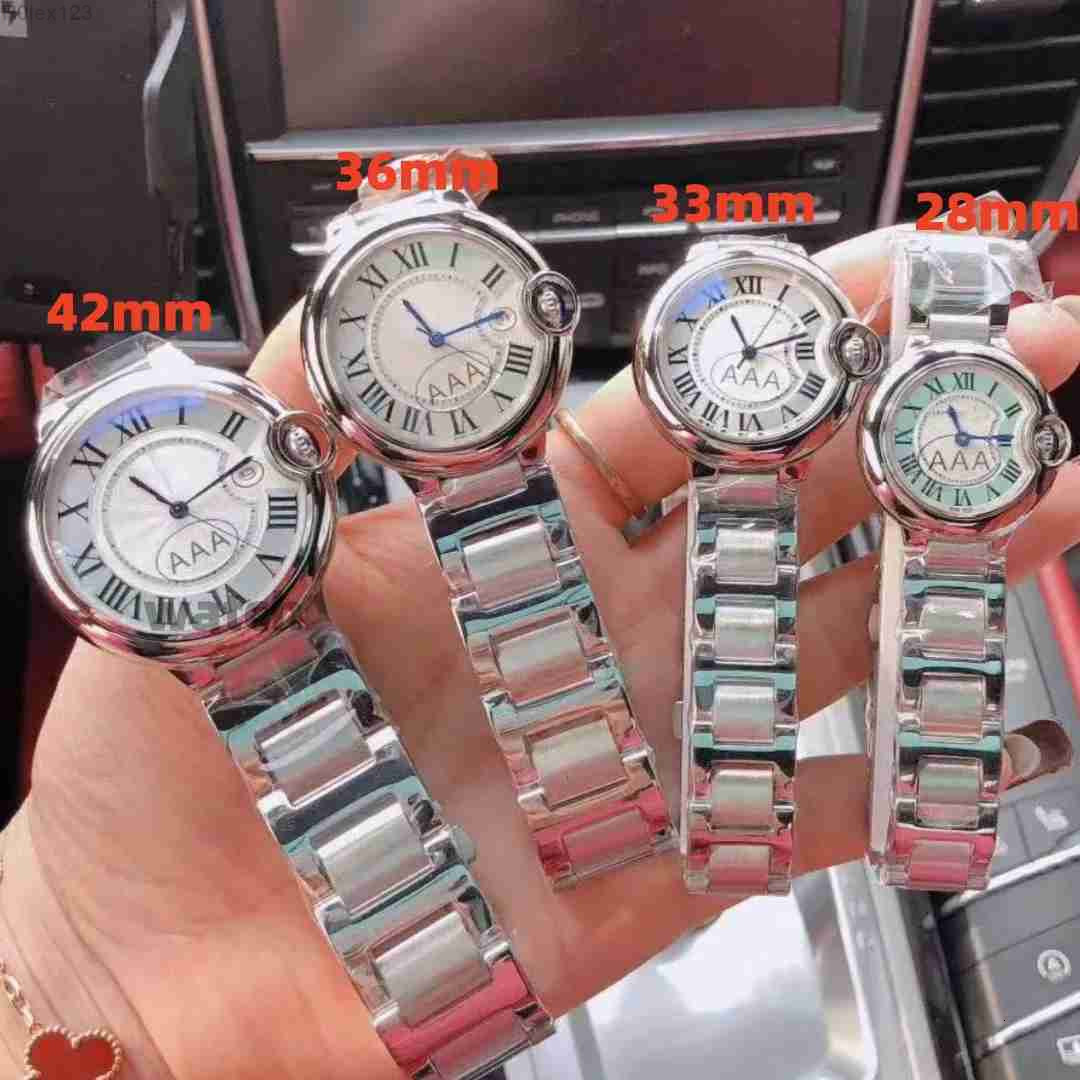 Designer Watch High-Quality Stainless Steel Quartz Watch Elegant Noble Water-Resistant Sapphire Glass Cowhide Strap Couples Watch Birthday Gift Watch Women