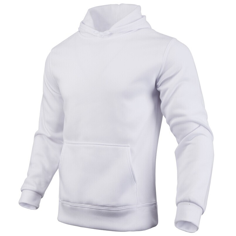 Men Women European and American Style Fleece Solid Color Hoodie Men's Sweatshirt Hooded Pullover Sports Casual Long Sleeve Cross-border