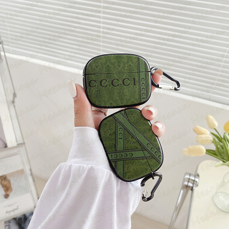 Luxury Retro Earphone Package Protector Case for Airpods 1 2 3 4 Pro Pro2 Durable Wireless Bluetooth Earbuds Headset Charging House Anti-skid Clasp Designer Cover