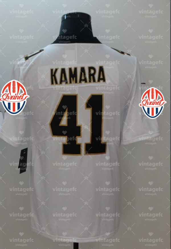 Latest model for the 2025 season Alvin Kamara 41 Tyrann Mathieu 32 Chris Olave 12 Taysom Hill 7 Cameron Rashid Rattler Personalized Football Jerseys
