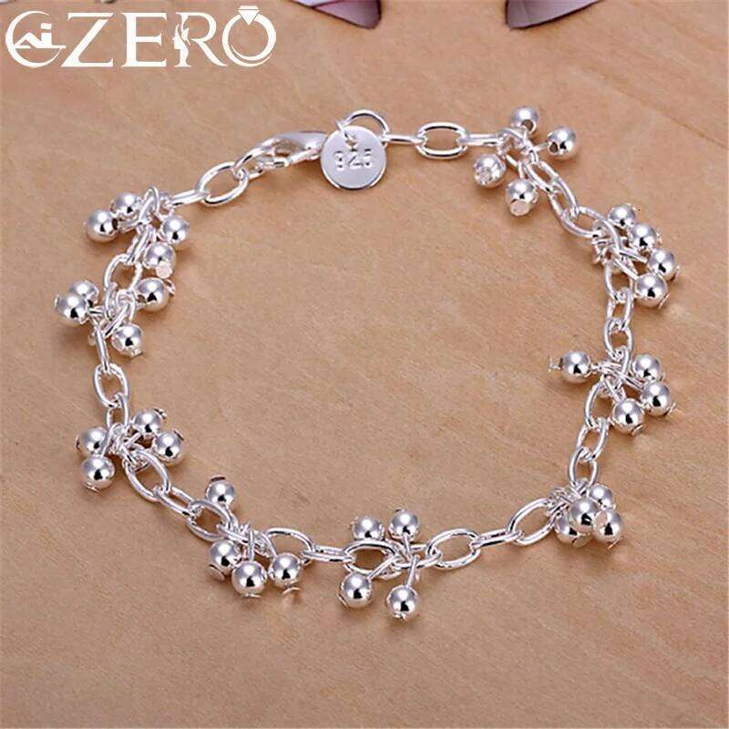 Beautiful 925 Silver Bracelets Nice For Wedding Women Chain Bracelet Charm Beads Fashion Gorgeous Jewelry Wholesale