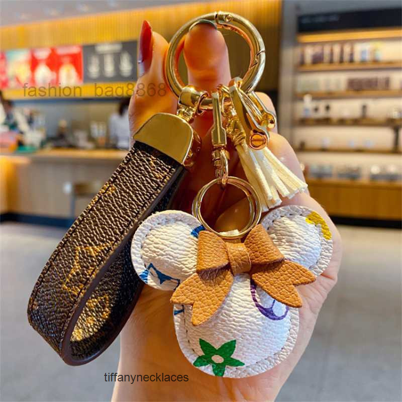accessories designer keychain mouse diamond key chain design car chains bag charm favor flower pendant jewelry keyring fa louis viitton vuittion vuitton lv ZVP RGOM