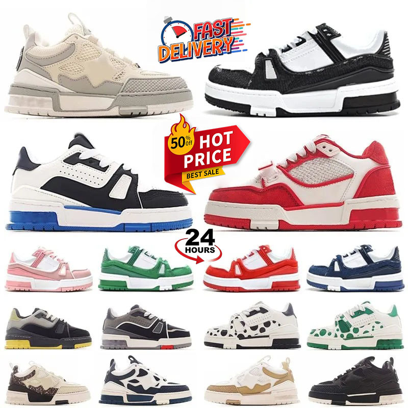 2026 Kids Shoes Designer skate shoes toddler sneakers Children youth little baby Preschool infant enfant boys girls Mesh Leather Denim Canvas Kid Platform trainers
