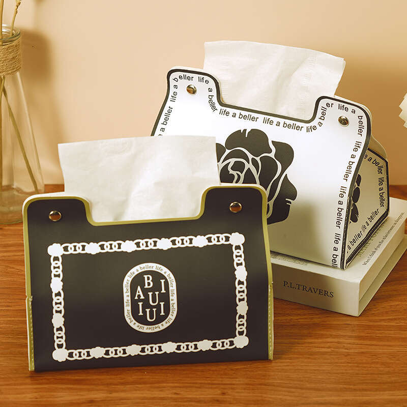 American Style High Aesthetic Light Luxury Home Car Tissue Vintage Creative Cosmetic Storage Box