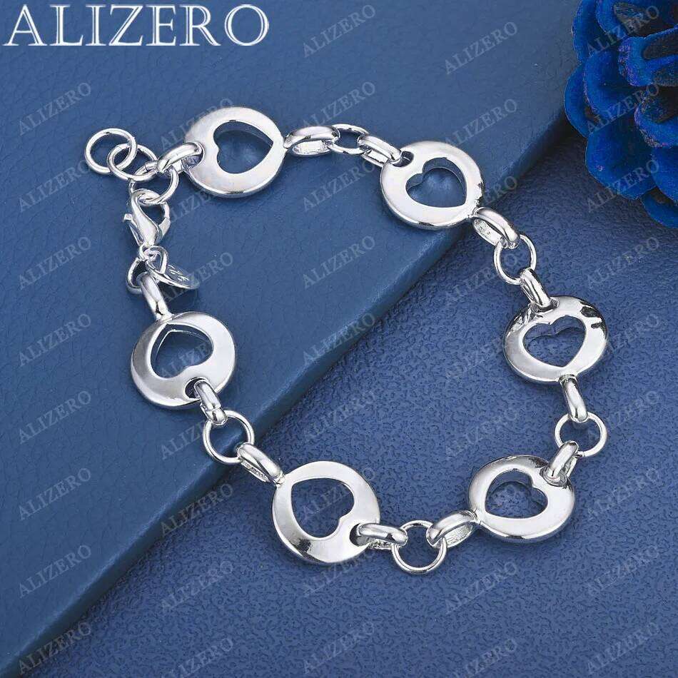 ALIZERO 925 Sterling Silver Bracelets For Women Trend Birthday Gifts Fashion Party Fine Jewelry And Daily Wear