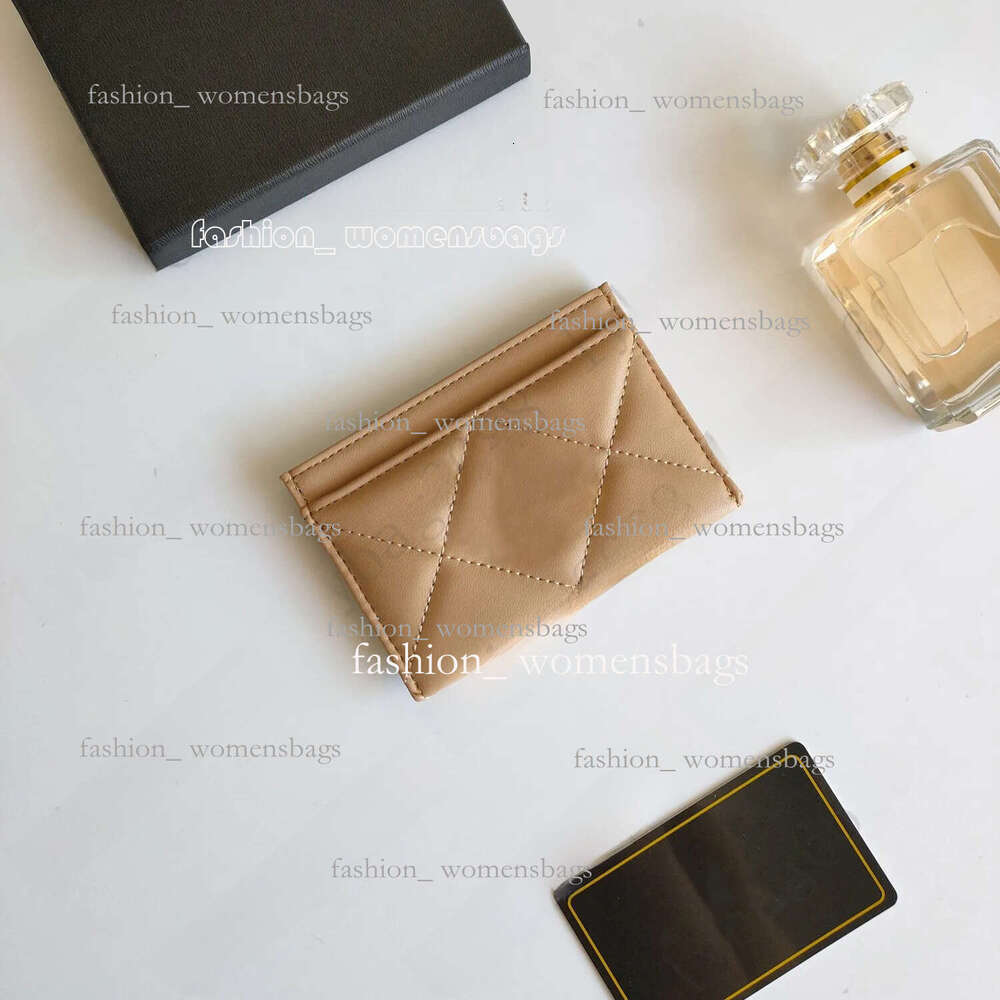 Genuine Lamb Skin Designer Men's & Womens Compact Card Holder - Sleek Mini Wallet with Credit Cards Slot