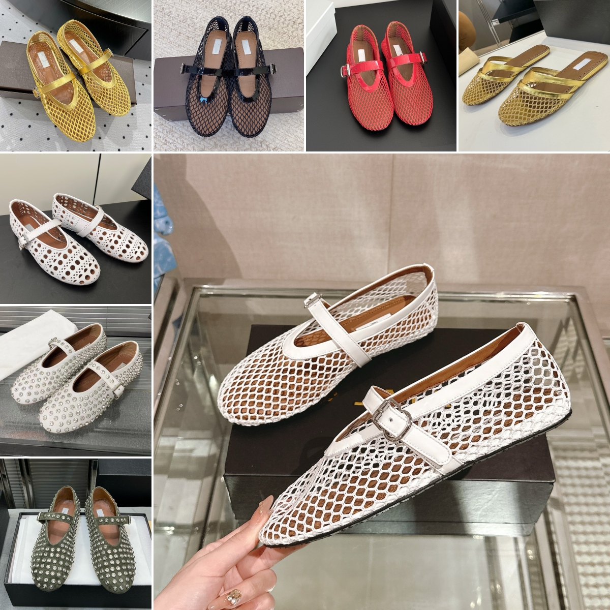 sandals designer shoes luxury sandals women ballet flats for womens sandals rhinestone sliders luxury leather classic designer netting twine slippers slide dress