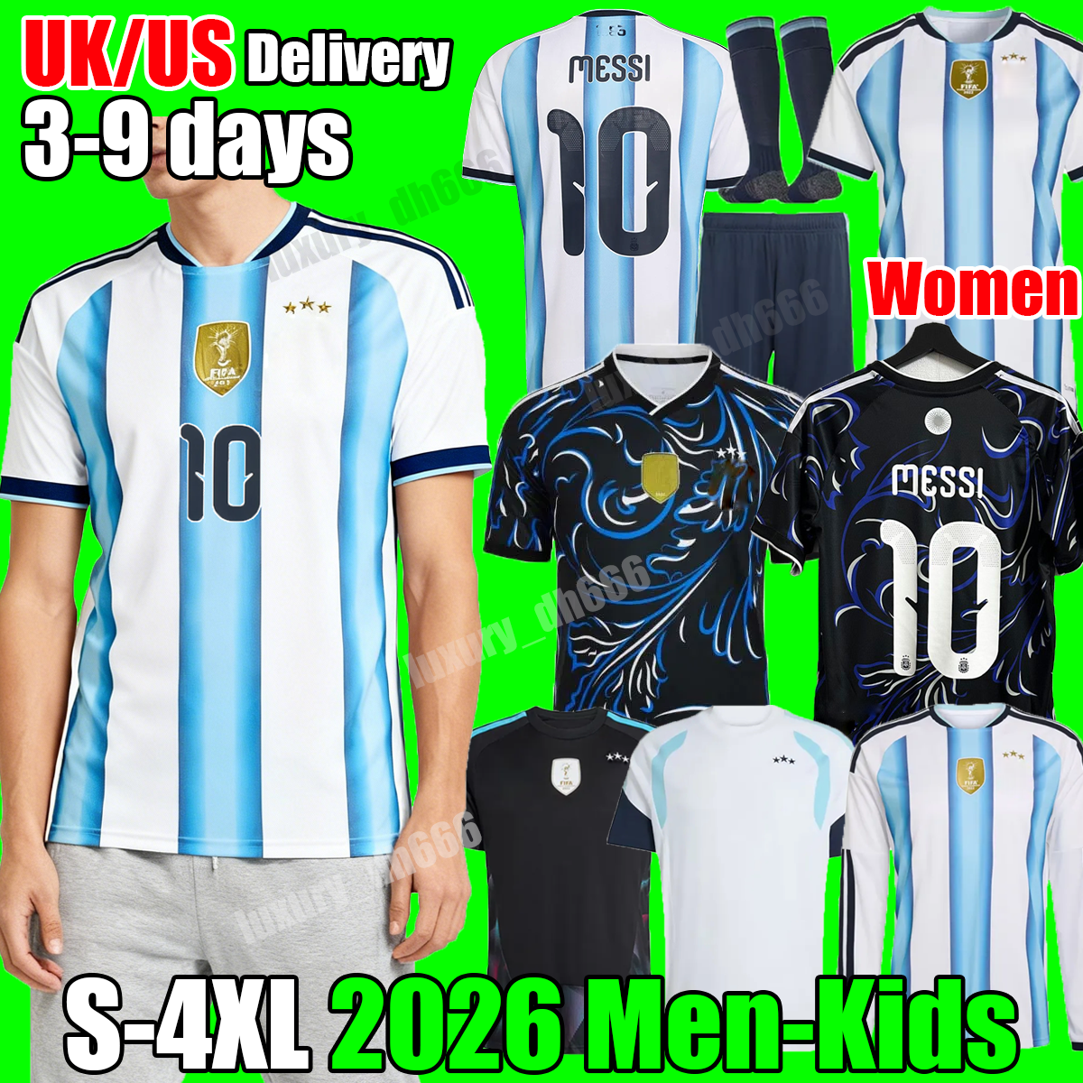4XL soccer jersey aRGeNtInA jerseys 2026 World Cup MESSIS DI MARIA GARNACHO DE PAUL football jersey shirt Top long sleeves goalkeeper training kit women men kids kit
