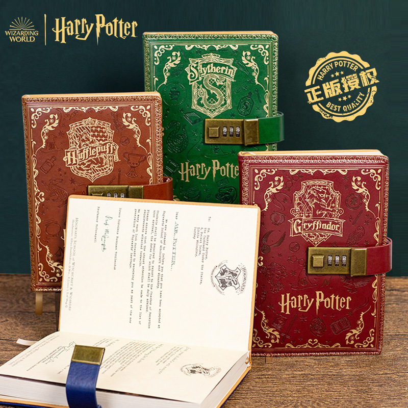 Bestseller Harry Potter Merchandise Four Houses Password Notebook Color Pages A5 Notepad Children's Student Cartoon Diary ddmySat