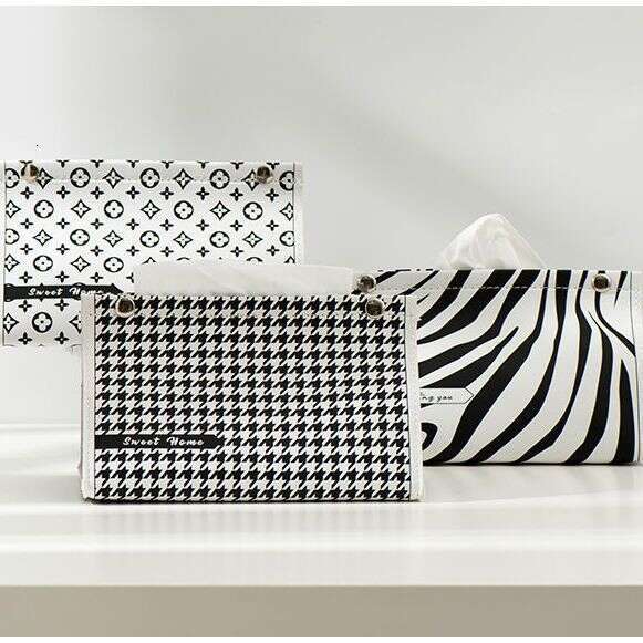 Leather Nordic For Home Living Room Light Luxury Tissue Holder Napkin Box High-End