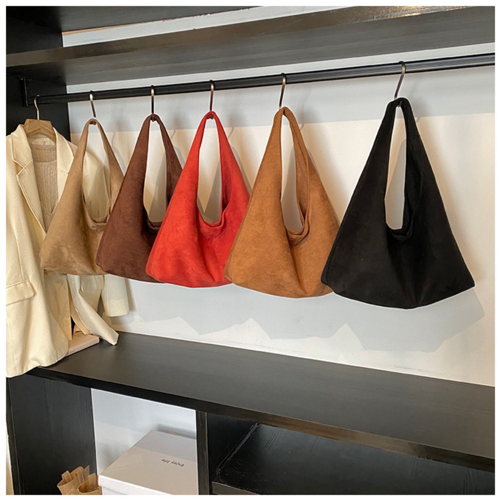 Retro Matte Big Bag Women's New Autumn and Winter Large-capacity Shoulder Bag Maillard Commuter Tote Bag