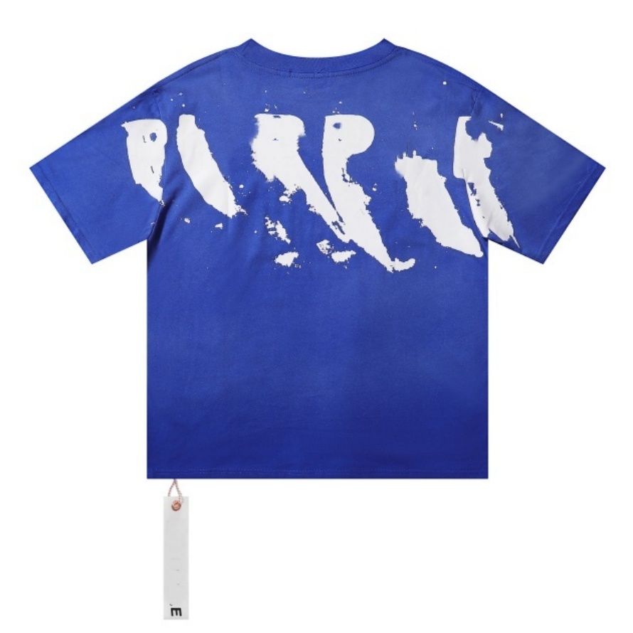 graphic tee Designer purple shirt High Street Men's Printed Summer Fashion Women's T Shirt Designer Long Sleeve Top Letter Cotton T Shirt High Quality Clothing c 635