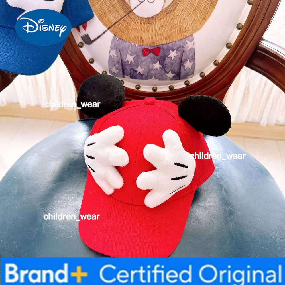 Disney 2025 Pure Cotton Parent-child Caps, Children's Sun Hats Outings, Cartoon Big-eared Baseball Caps for Boys and Girls H260107 H260107