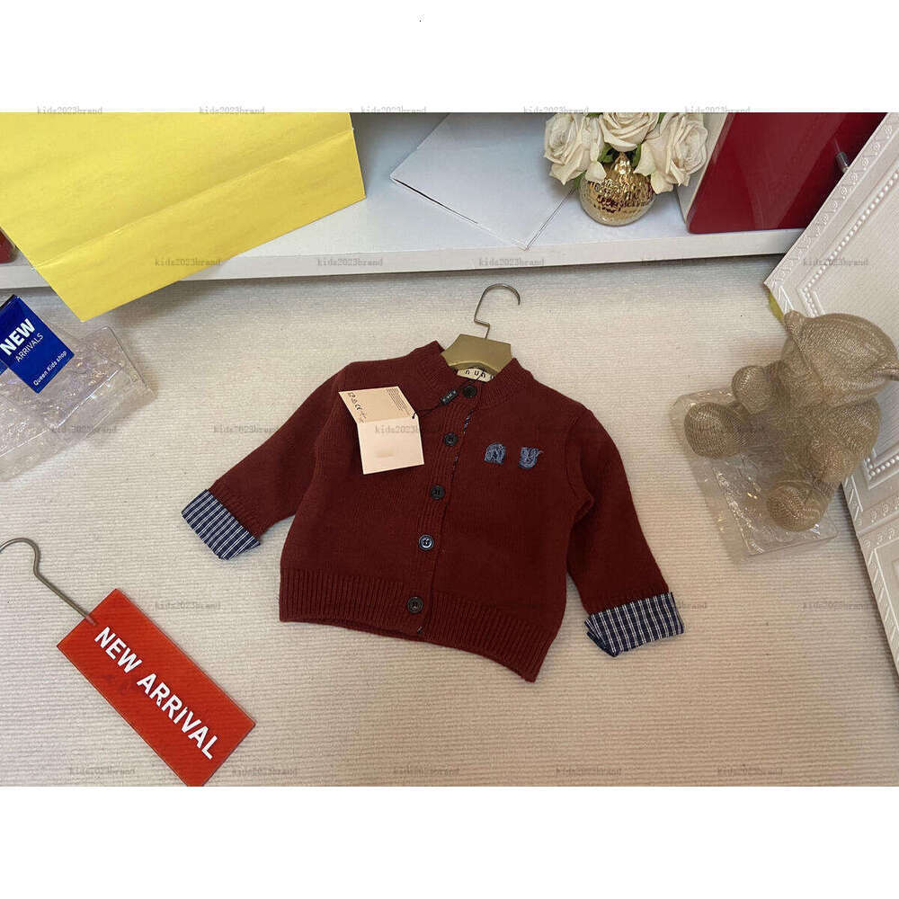 New baby cardigan kids Knitted sweater kids designer clothes autumn Two-piece design boys girls Jacket A818X23N222