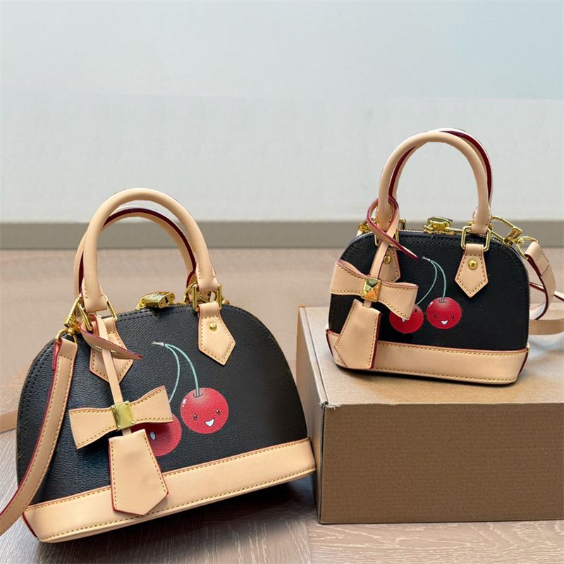 Shoulder Bags Designer Cherry Bag Top Quality Women Shell Bag Evening Bags Zipper Luxury Messenger Bag Leather Handbag Shoulder Bag Crossbody Purse Tote