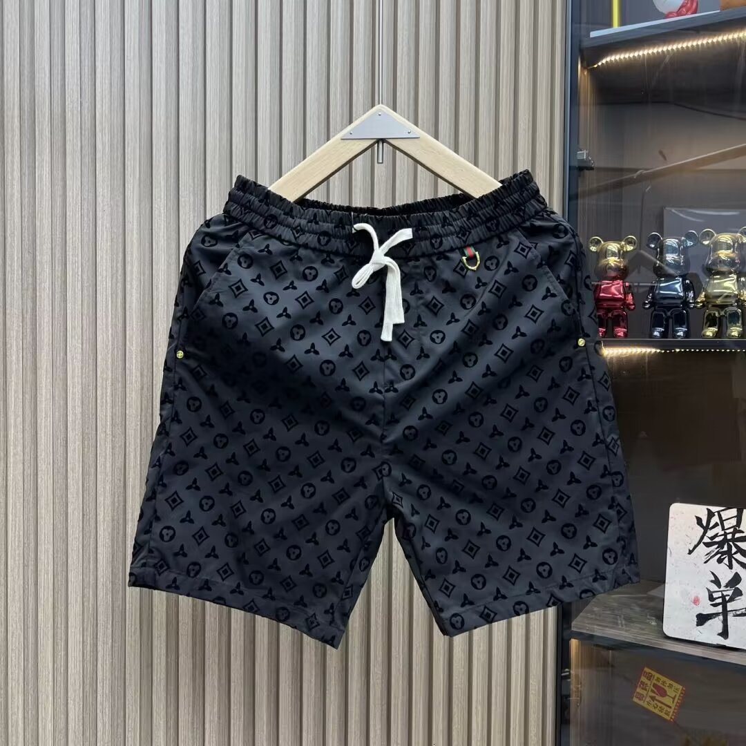 Luxury Brand Designer Clothes Summer New Men's Casual Shorts Quick-Dry Stylish Breathable Straight-Leg Five-Point Beach Shorts