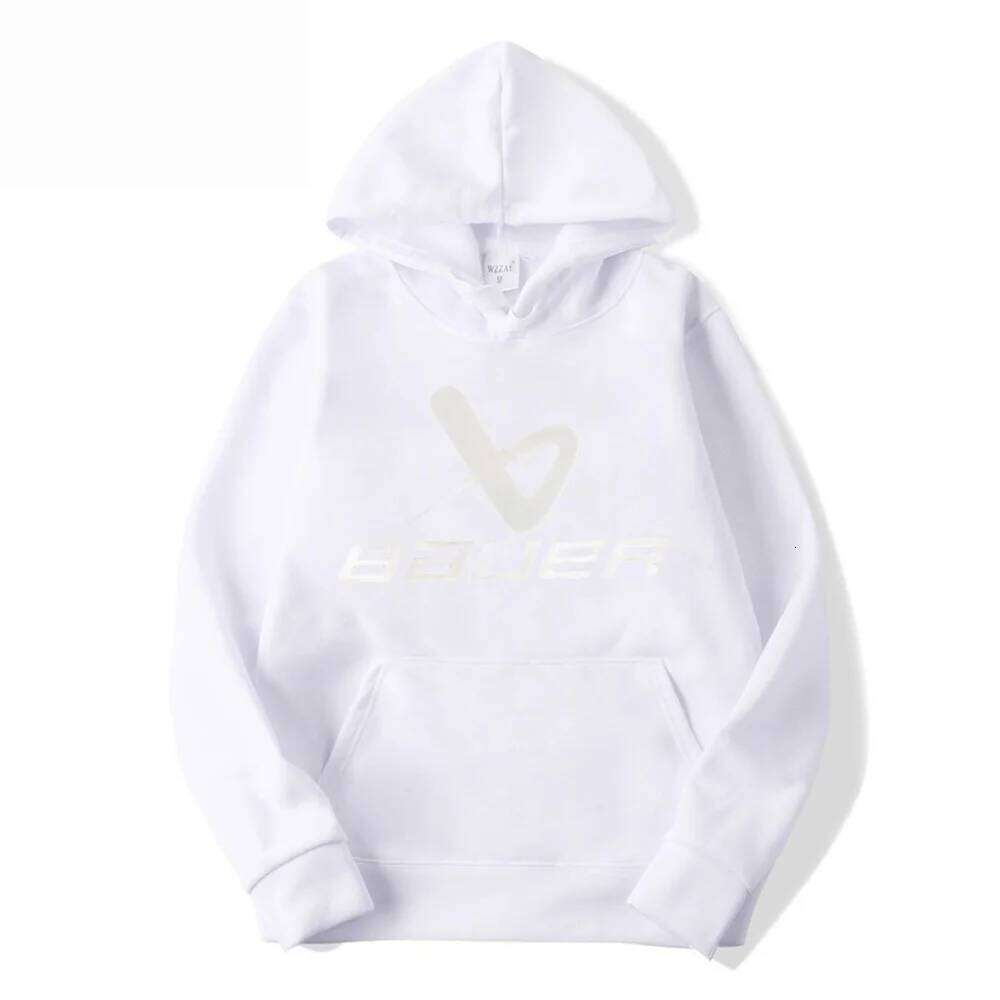 Men's hooded sweatshirt with Bauer style signature autumn and winter fashion is suitable for casual outings XJ260107 - view 7