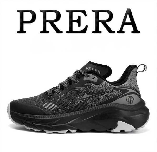 PRERA 2026 new style design men's casual shoes outdoor off-road running shoes soft sole cushioning mesh breathable sports shoes free shipping