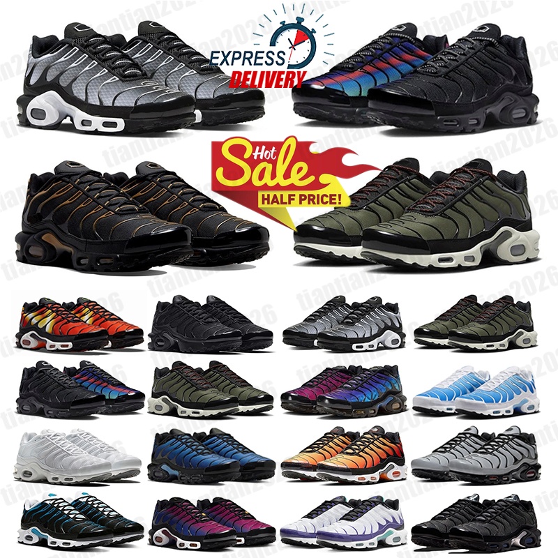 2026 Tn Tnss Plus Chaussure Designer shoes Running Shoes Sneakers Men Womens 3.0 tns Triple White Black Red Purple Breathable Outdoor Sports Trainers Sneakers 36-46