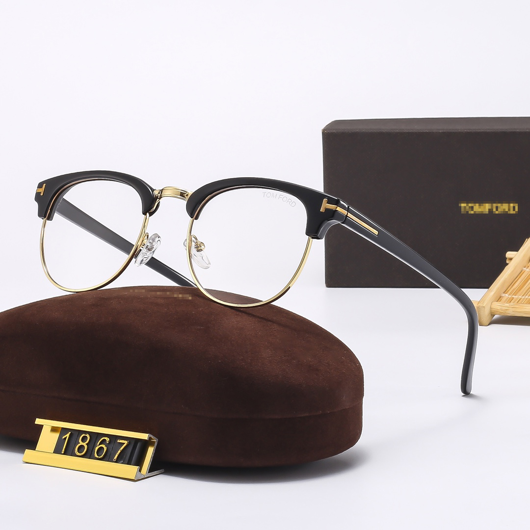 Fashion sunglasses glasses oval frame Designer sunglass womens anti-radiation UV400 Polarized lenses mens retro eyeglasses With box