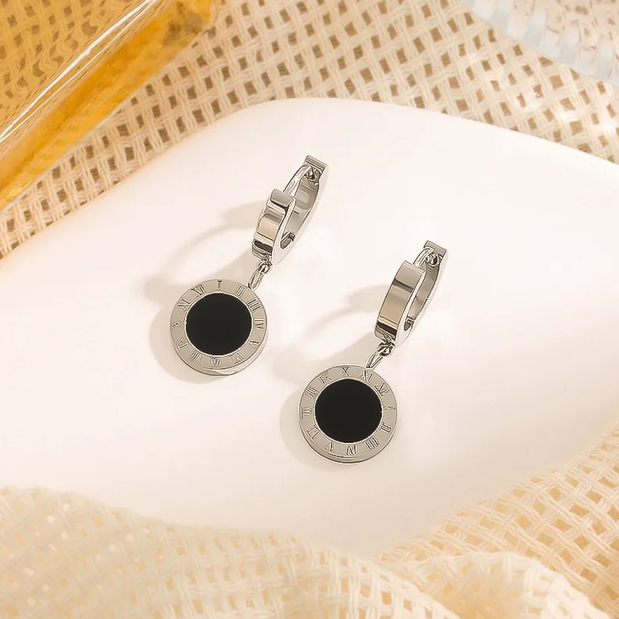 Designer Earrings Designer Earrings for Women Roman Numeral Earring Gold Drop Dangle Earrings Luxury Jewlery Designer for Women Elegant Timeless Spark