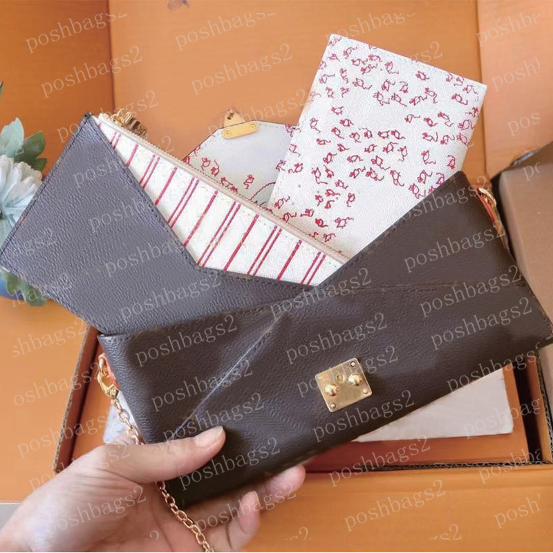 Fashion Clutch Set of 3pcs With Card Sleeves and Small Coin Purse Sold with Box Packaging