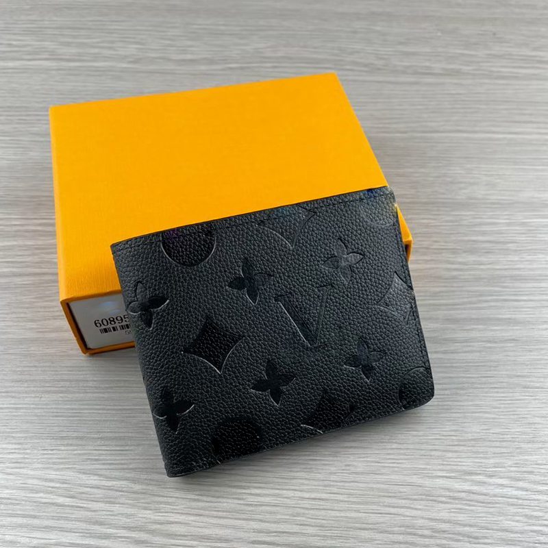 Top Luxury Leather Purse Wallets Fashion Designer Wallets Retro Handbag For Men Classic Card Holders Coin Famous Clutch Wallet with box a3