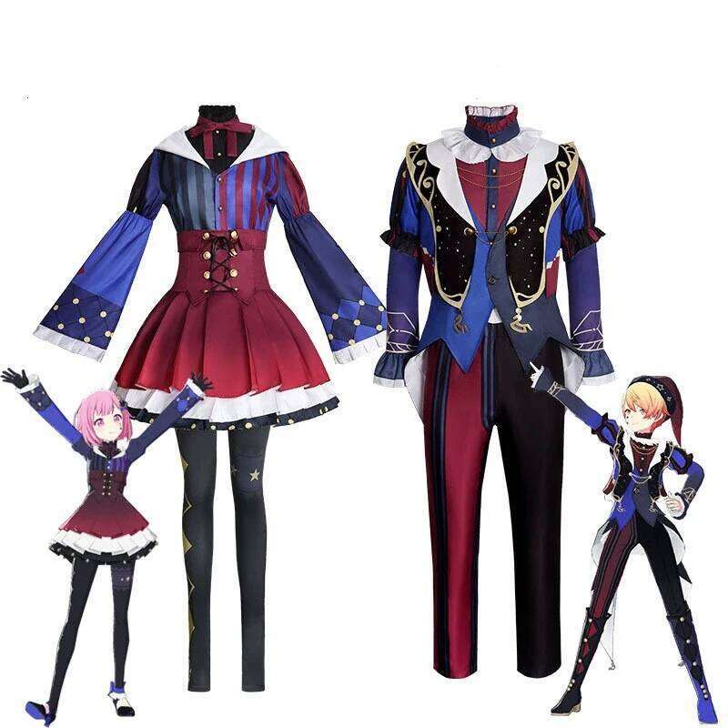 Anime Project Sekai Tenma Tsukasa Otori Emu Cosplay Costume Character Stage Kawaii Party Halloween Performance Outfit