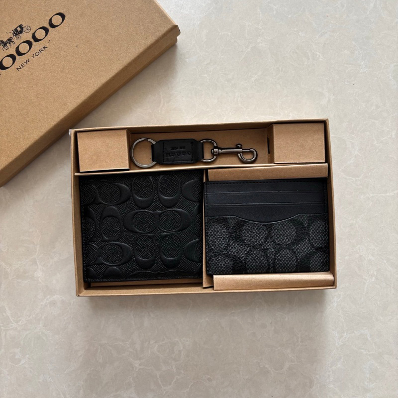 Designer Wallet Coin Purse High Quality Men Wallet Credit Card Holder Purse Bag 3-in-1 With Gift Box Wallet Luxury Men's And Women's Wallet Set