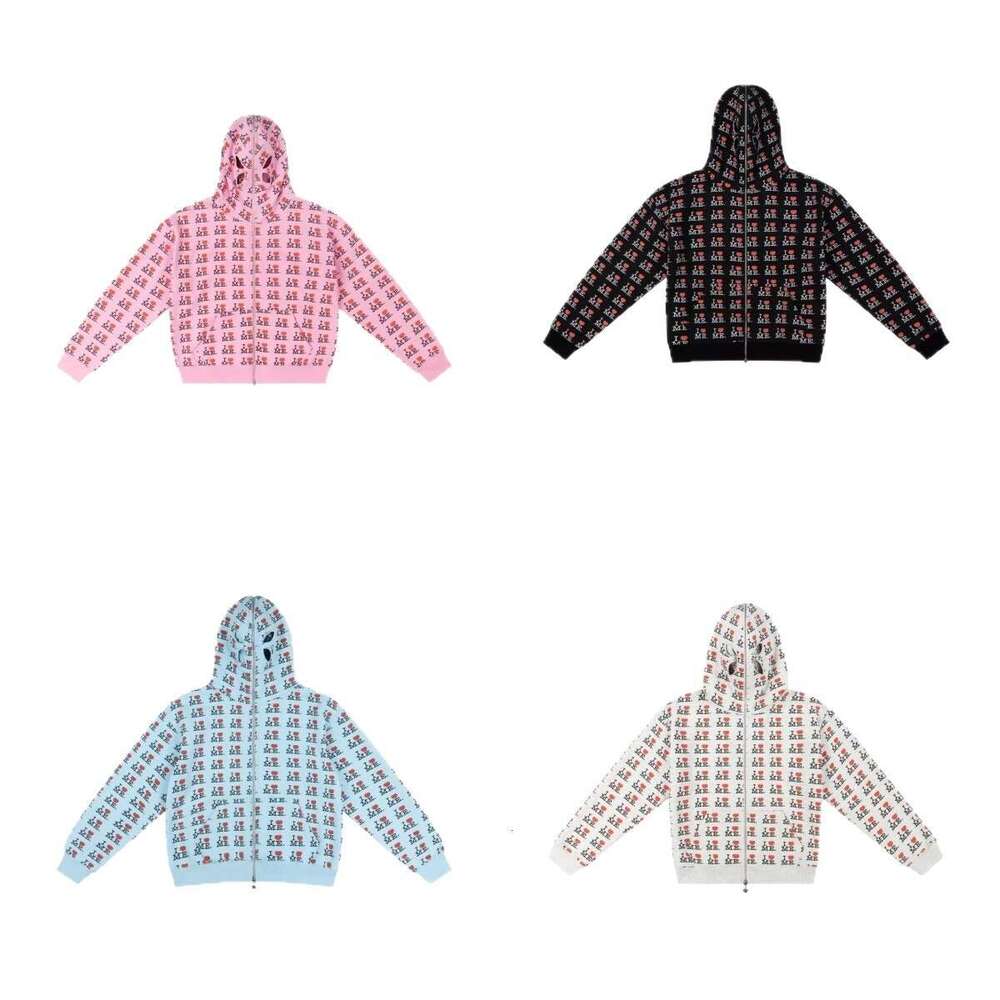 European and American 2026 New Women I Love Me All Over Print Zip Up Hoodie Letter Heart Self Love Streetwear Casual Slim Fit Multi Color
