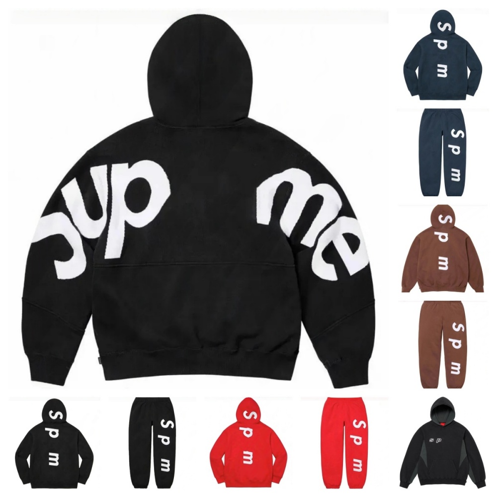 supremely hoodie embroidery hoody designer hoodies for men brand women sweatshirt supremely jacket tracksuit Leisure sweater joggers tech fleece pullover 901
