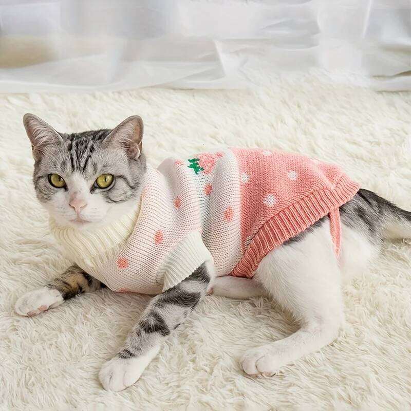 Autumn and Winter Cat Dogs Cats New Knitted Wool Sweater for Bichon And Corgi 26H0107