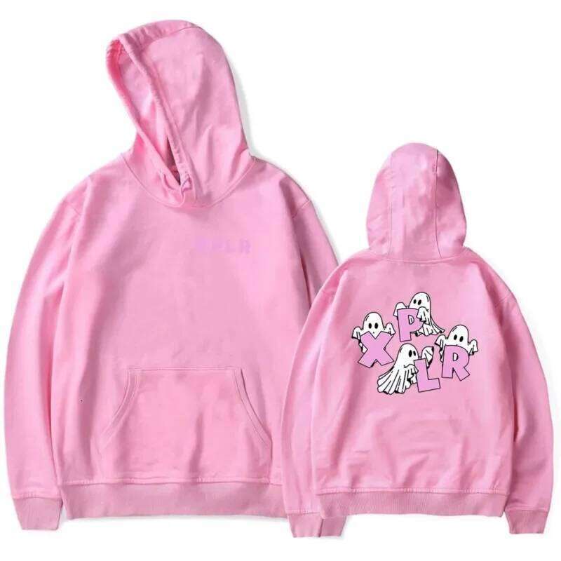 Xplr - Men's women's long sleeved hooded sweatshirts unisex streetwear hip-hop style ghost print Sam's and Colby Merch X260107 - view 6