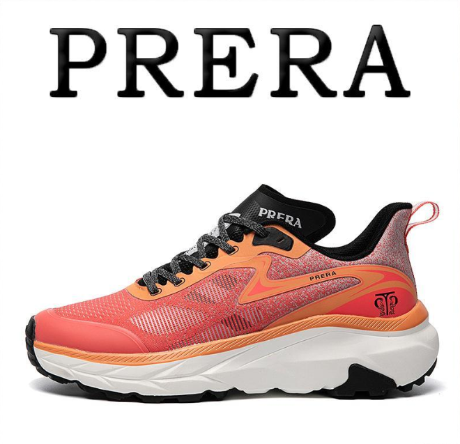 PRERA 2026 new style design men's casual shoes outdoor off-road running shoes soft sole cushioning mesh breathable sports shoes