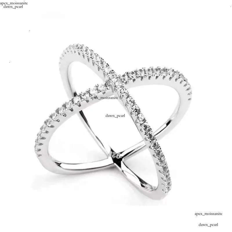 Custom Vvs Lab Grown Created Diamond Band Women Set 10K 14K 18K Solid Gold Cured Eternity Wedding Ring Fine Jewelry 00